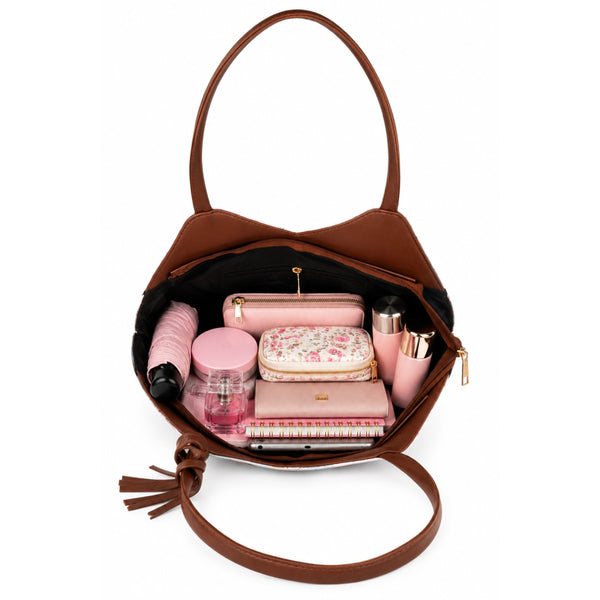 Artistic Printed Tote Handbag