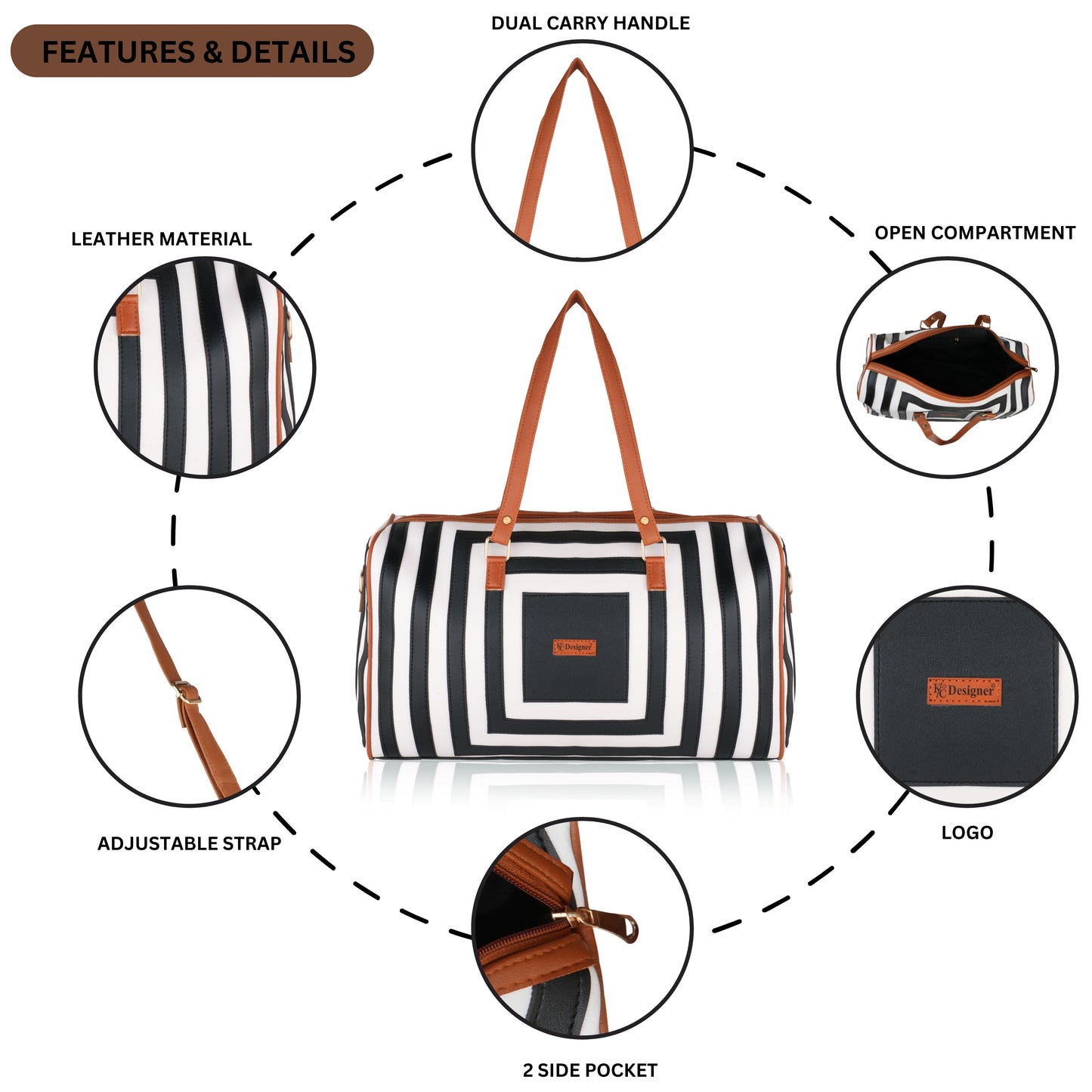Travel Duffle Handbag