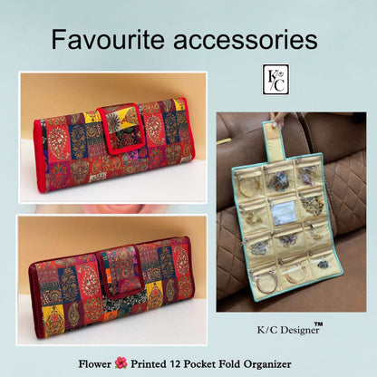 12 POCKET JEWELRY ORGANIZER