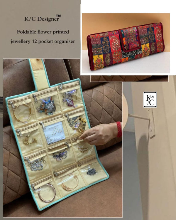 12 POCKET JEWELRY ORGANIZER